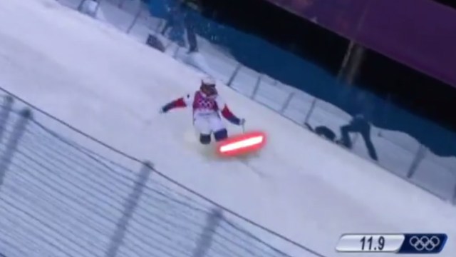 Skiskyting? Pew-pew! (Foto: Natholdet på dansk TV2)