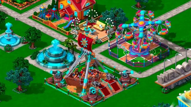 RollerCoaster Tycoon kommer til iOS i april og Android til sommeren. (Foto: Atari).