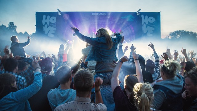 Calvin Harris-konserten under fjorårets Hovefestival. (Foto: Kim Erlandsen, NRK P3)