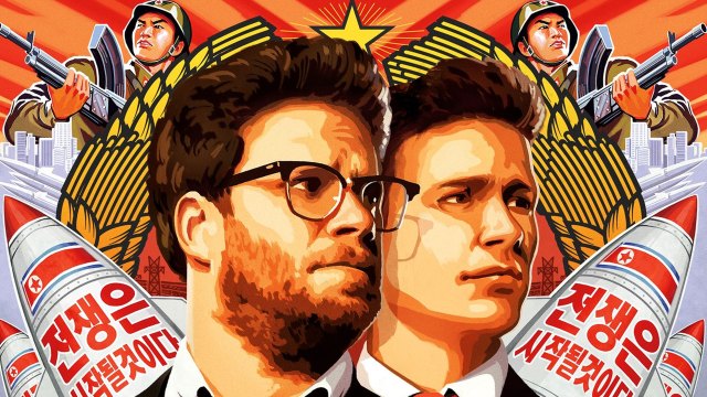 Seth Rogen og James Franco skal ut og redde verden i The Interview. (Foto: United International Pictures).