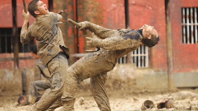 Selv om kampscener er en stor del av filmen, er det fortsatt historien som kommer først, sier regissør Gareth Evans . (Foto: ActionFilm)