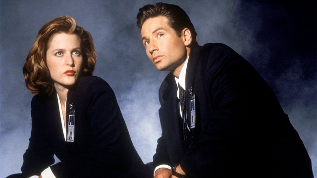 David Duchovny og Gillian Anderson som Mulder og Scully i The X-files. (Foto: 20th Century Fox Television).