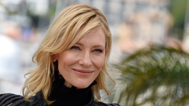 Cate Blanchett spiller hovedrollen i Carol, som deltar i hovedkonkurransen på filmfestivalen i Cannes (Foto: AFP PHOTO / LOIC VENANCE).