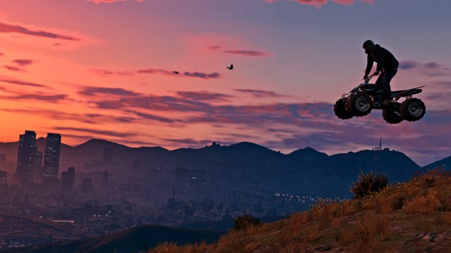 Stillbilde fra PC-versjonen av GTA V. (Foto: Rockstar Games)