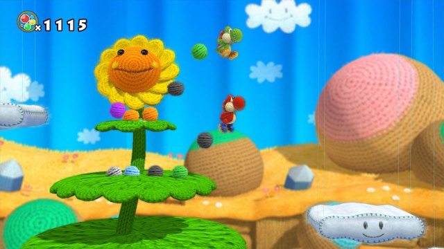 Yoshi's Woolly World har lokal flerspiller slik at du kan spille sammen med en venn. Det er alltid koselig! (Foto: Nintendo)