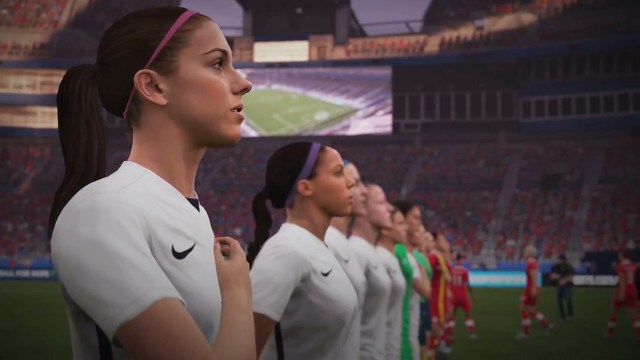 Endelig er det mulig å spille med kvinnelige fotballspillere i FIFA 16. (Foto: EA Sports)