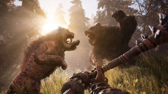 Far Cry Primal byr på noen spektakulære spillopplevelser. (Foto: Ubisoft).