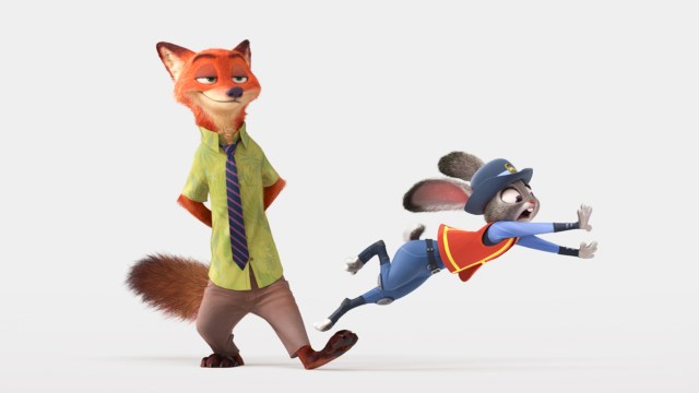 Reven Nick og kaninen Judy er hovedfigurene i Zootropolis (Foto: The Walt Disney Company Nordic).