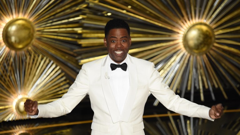 Chris Rock i strupen på hvite Oscar