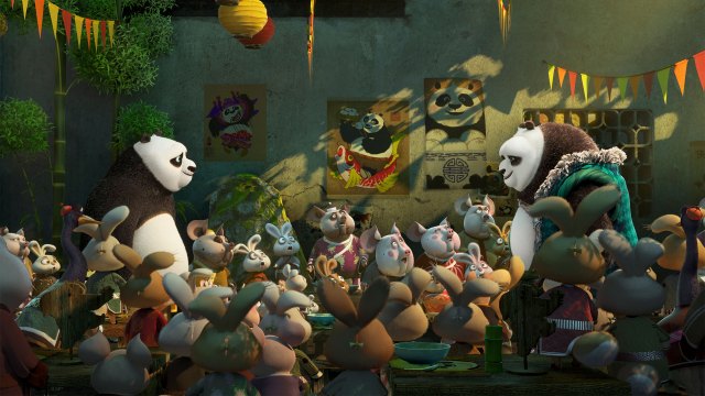 Po får møte sin biologiske far i Kung Fu Panda 3. (Foto: DreamWorks Animation LLC.)