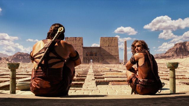 Nikolaj Coster-Waldau og Brenton Thwaites i Gods of Egypt. (Foto: Lionsgate).