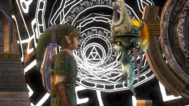 Link og Midna i The Legend of Zelda: Twilight Princess HD. (Foto: Nintendo).