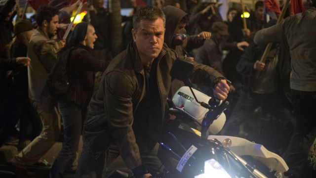 Matt Damon i en av mange forfølgelsesscener i Jason Bourne (Foto: United International Pictures).