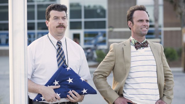 Neal Gamby (Danny McBride) og Lee Russell (Walton Goggins) i Vice Principals. (Foto: HBO Nordic)