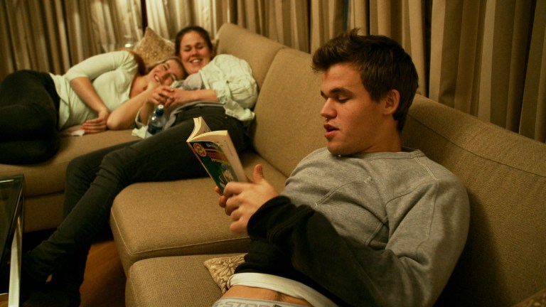 Spennende å oppleve Magnus Carlsen på nært hold