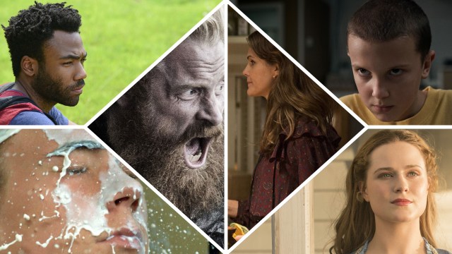 Dette er bilder fra noen av seriene vi mener var de beste i 2016. (Foto: Fox, HBO Nordic, FX, NRK og Netflix)