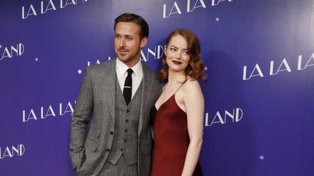 Ryan Gosling og Emma Stone er begge nominert som beste skuespiller. (Foto: Joel Ryan/Invision/AP).