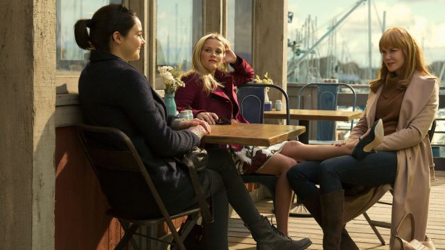Shailene Woodley, Reese Witherspoon og Nicole Kidman i Big Little Lies. (Foto: HBO Nordic).