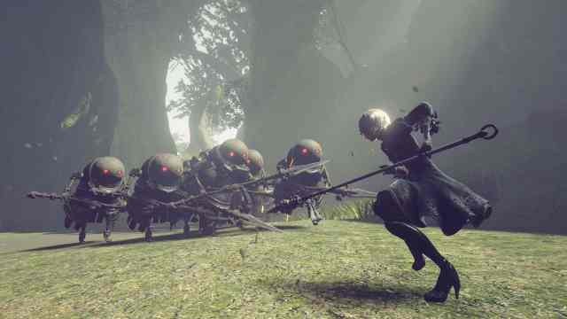 <em>Nier Automata</em> tilbyr både action og substans. (Foto: Square Enix)