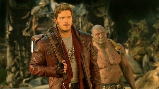 Peter Quill (Chris Pratt) og Drax (Dave Bautista) i 