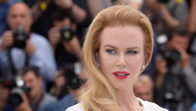 Nicole Kidman er med i tre filmer og en tv-serie i årets Cannes-festival. Her fotograferes hun før visningen av 