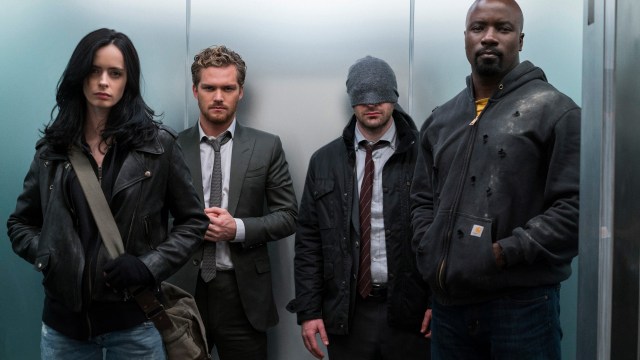 Jessica Jones, Iron Fist, Daredevil og Luke Cage er The Defenders. (Foto: Netflix).