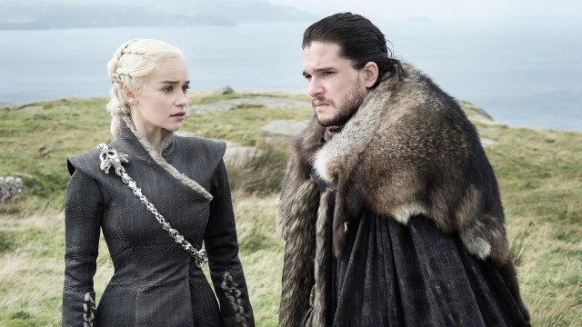 Daenerys og Jon i sesong syv av Game of Thrones. (Foto: HBO Nordic).