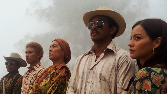 Peregrino (José Vicente Cote), Leonídas (Greider Meza), Úrsula (Carmiña Martínez), Rapayet (José Acosta) og Zaida (Natalia Reyes) i 