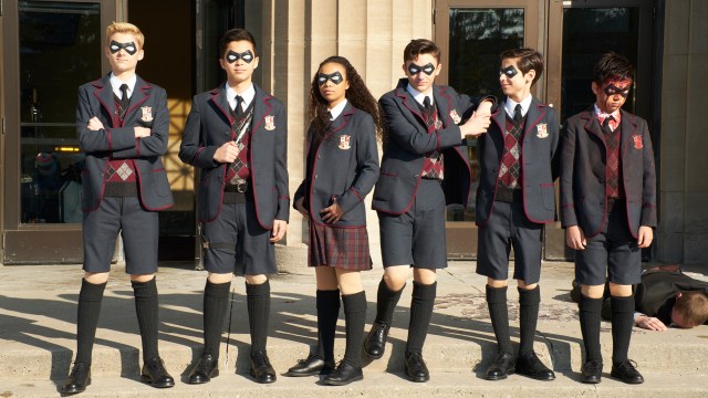 The Umbrella Academy er nok en ujevn superheltserie fra Netflix. (Foto: Netflix)