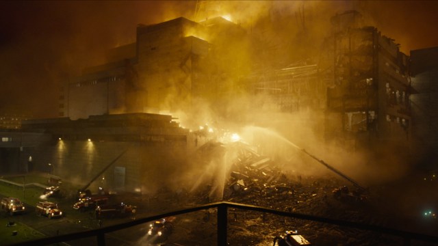 Natt til 26. april 1986 eksploderte det i en av reaktorene i kjernekraftverket i Tsjernobyl. (Foto: HBO Nordic)