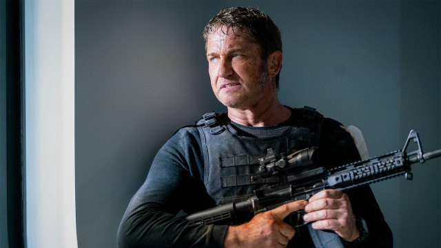 Gerard Butler  er tilbake som secret service agenten Mike Banning. Og denne gangen er det en real konspirasjon han må avsløre for å redde verden. (Foto: Nordisk Film Distribusjon)