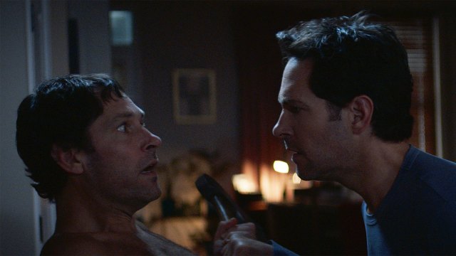 Paul Rudd spiller mot Paul Rudd i dramakomedien Living with Yourself. (Foto: Netflix)