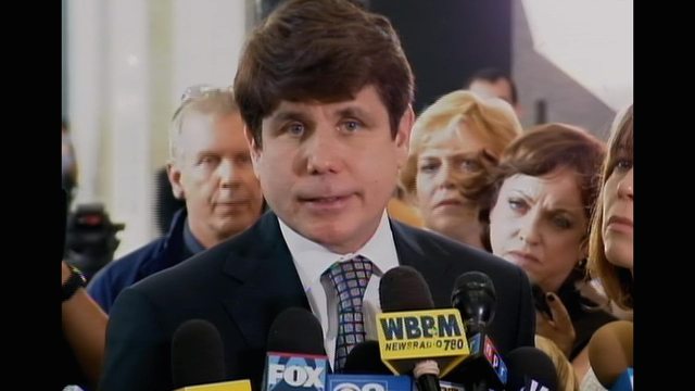 Rettsaken mot den tidligere guvernøren Rod Blagojevich, som nylig ble benådet av president Donald Trump, er blant historien som fortelles i «Dømt av media».  (Foto: Netflix)