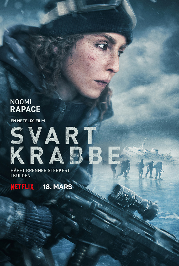 Svart krabbe