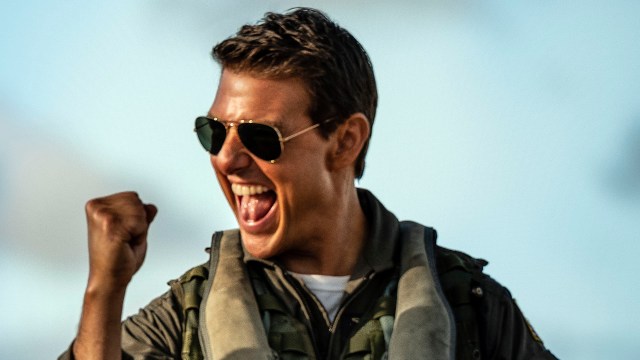 KOMMER TIL CANNES: Tom Cruise kommer (helt sikkert flygende) til den franske rivieraen for å kaste glans over den europeiske premieren på «Top Gun: Maverick». Foto: United International Pictures