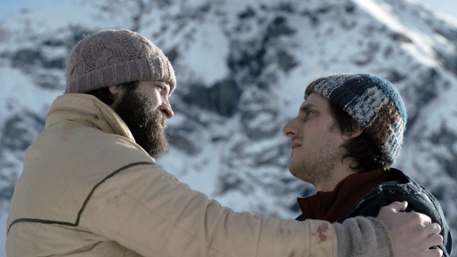 SØKER FJELLET: Bruno (Alessandro Borghi) og Pietro (Luca Marinelli) gjenopptar sitt gamle vennskap i «De åtte fjellene». Foto: Selmer Media