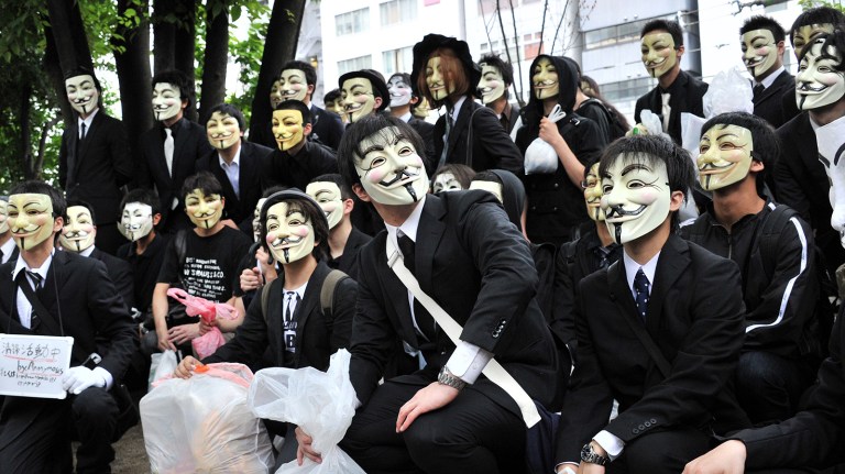 Japan slår ned på piratene