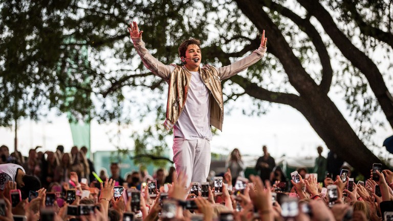 Austin Mahone ristet rådhusplassen