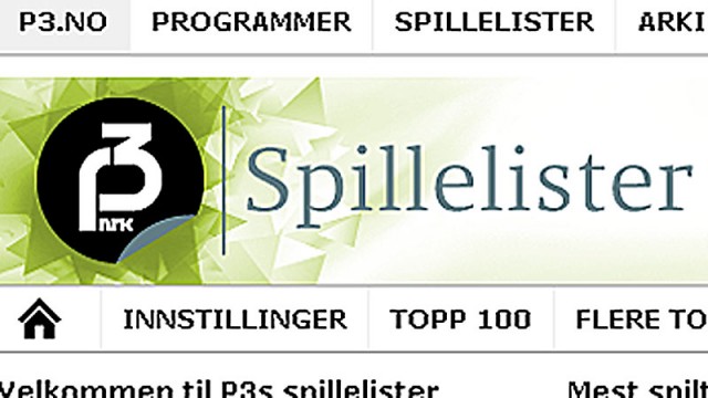 Sjekk listene til P3!