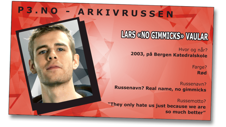 Lars Vaular om russetiden