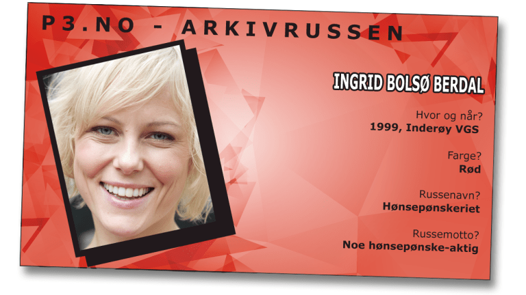 Ingrid Berdal om russetiden