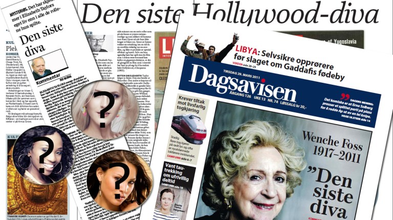Divaene er døde