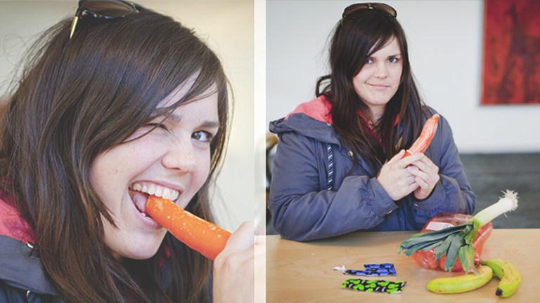 Matvarer som dildo