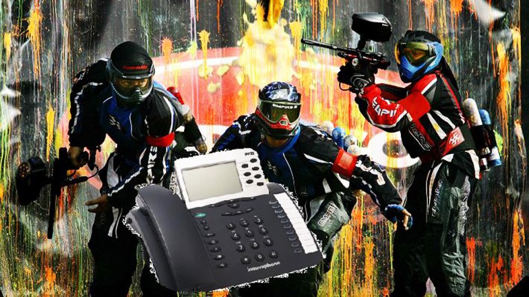 Hør: Paintball per telefon!