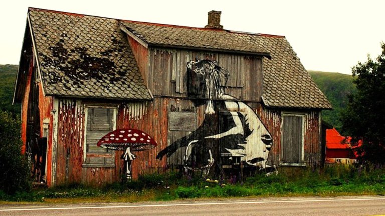 Kremen av gatekunst