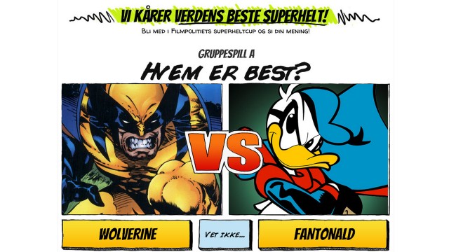Hvem er verdens beste superhelt?