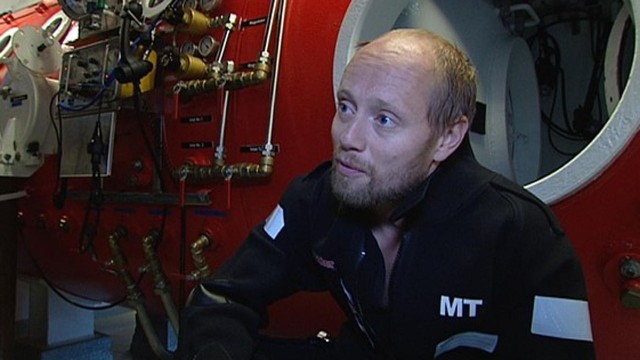 Aksel Hennie blir nordsjødykker