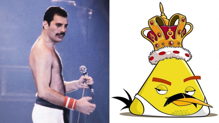 Musikk: Se Freddie Mercury som illsint fugl