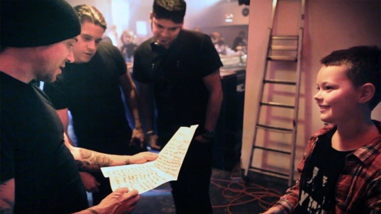 Musikk: Lukas fikk treffe punkheltene i Billy Talent