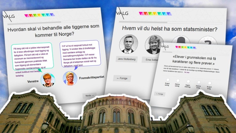 Usikker? Ta NRKs valgomat